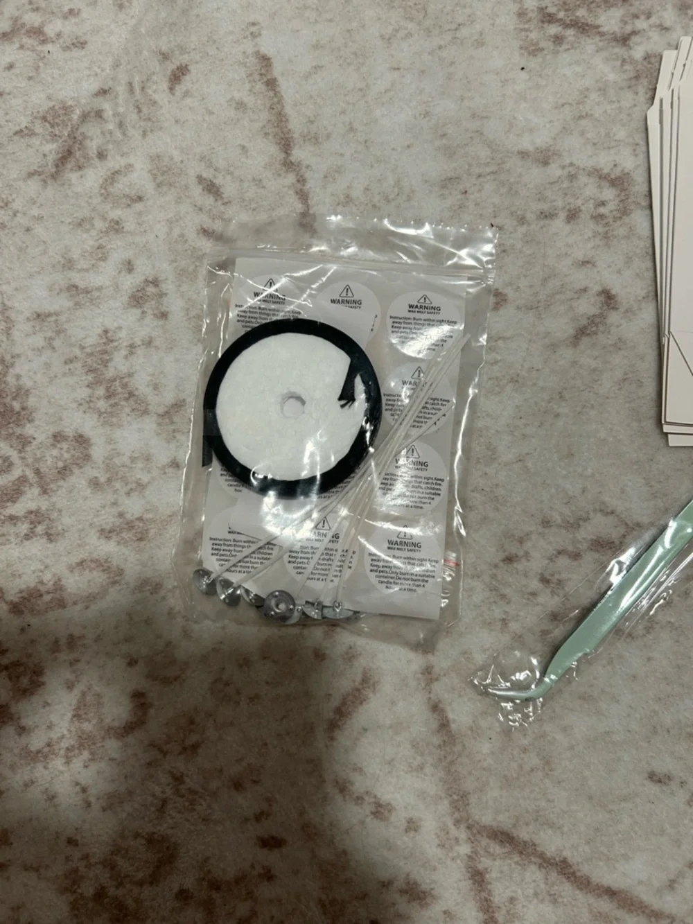 Candle making supplies